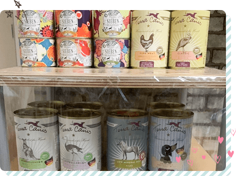 こだわりぬいたフードの使用